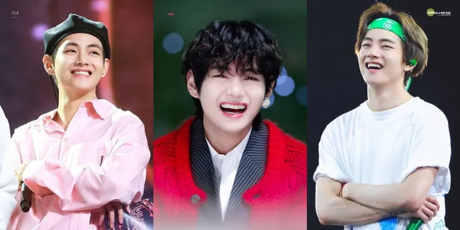 25 Foto V BTS dengan Boxy Smile, Bikin Rela Disenyumin Seharian