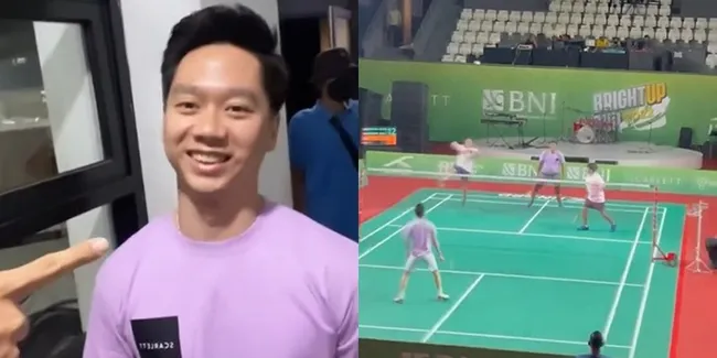 3 Lawan 1, Foto Kevin Sanjaya Menang Lawan Tiga Orang Sekaligus Bikin Banyak Orang Ketawa