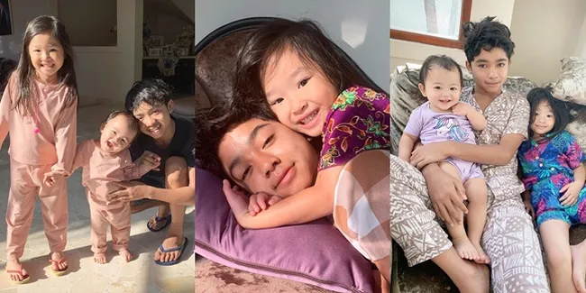6 Foto Anak-anak Ruben Onsu dan Sarwendah Saat Baru Bangun Tidur, Makin Gemesin Pakai Piyama