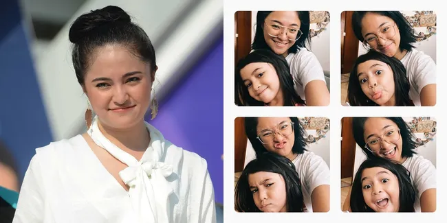 6 Foto Selfie Seru Marshanda dan Sienna, Pamer Ekspresi Wajah Kocak dan Lucu
