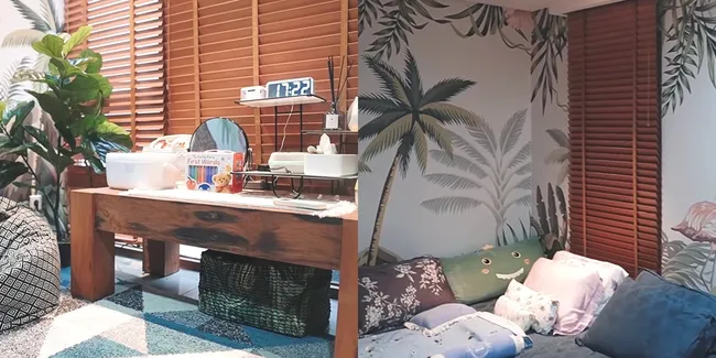 6 Potret Kamar Baru Baby Air, Hiasan Dinding Bertema Kebun Binatang - Bikin Betah!