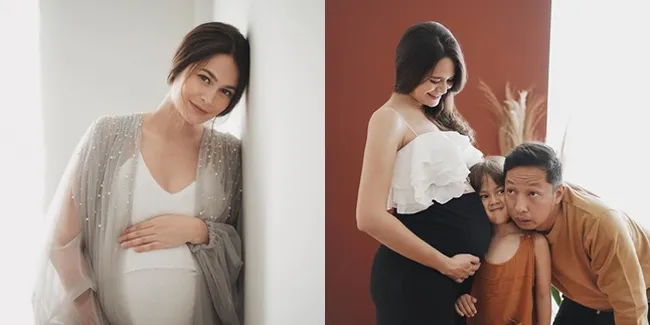 6 Potret Maternity Shoot Sabai Morscheck Bareng Ringgo Agus dan Bjorka, Makin Cantik di Kehamilan Kedua