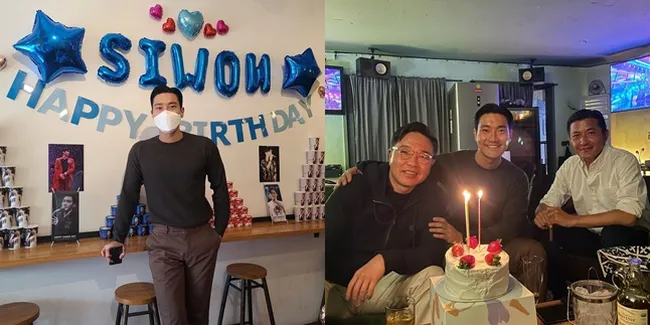 6 Potret Perayaan Ultah Siwon yang ke-35, Bernuansa Biru - Fans Doakan Segera Menikah 