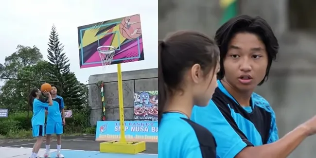 6 Potret Roni dan Santi Mesra di Lapangan Basket dalam 'DARI JENDELA SMP', Ada yang Terbakar Cemburu