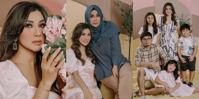 7 Foto Kehangatan Keluarga Nisya Ahmad Dalam Pemotretan Terbaru, Wajah Cantik Makin Mirip Amy Qanita Jadi Sorotan