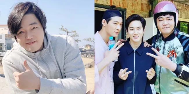 7 Foto Kenangan Moon Ji Yoon Bersama Selebritis Korea, Kim Go Eun - Suho EXO