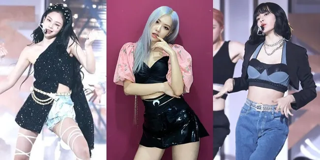 7 Kostum Panggung Unik BLACKPINK yang Ternyata Hasil Rombakan, Celana Jadi Atasan - Ikat Kepala Dipakai di Pinggang