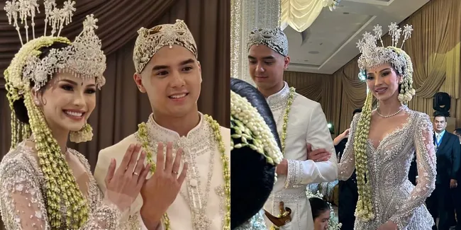 7 Potret Alyssa Daguise Pakai Kebaya Putih dan Siger Sunda di Momen Akad Nikah, Anggun Banget - Bikin Pangling