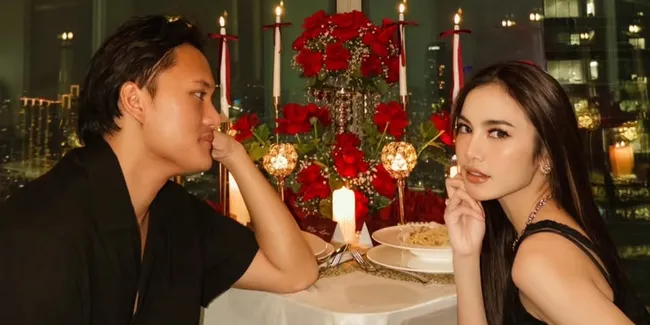 7 Potret Anniversary Dinner Mahalini dan Rizky Febian, Genap 2 Tahun Menikah