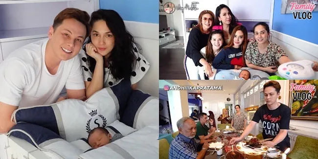 7 Potret Aqiqah Baby Saka Anak Andhika Pratama dan Ussy Sulistiawaty, Santai Pakai Daster & Celana Pendek