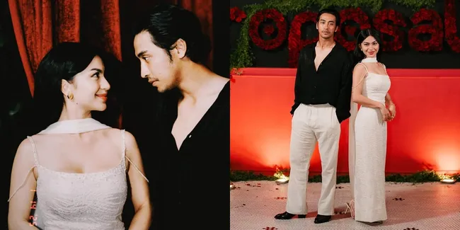 7 Potret Ariel Tatum dan Abidzar Al Ghifari di Gala Dinner 'A Business Proposal', Serasi dan Memikat