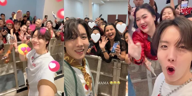 7 Potret Artis Indonesia Nonton Konser J-Hope BTS, Yunita Siregar - Bilqis Anak Ayu Ting Ting Hoki Selfie Bareng Bias