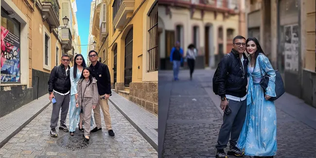 7 Potret Ashanty Liburan di Spanyol, Sempat Ditinggal sama Tour Guide Gara-Gara Kebanyakan Foto - Nikmati Keindahan Gereja Catedral hingga Monumen Bersejarah