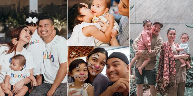 7 Potret Bahagia Keluarga Chelsea Olivia dan Glenn Alinskie, Nastusha - Baby Dante Nggemesin Banget!