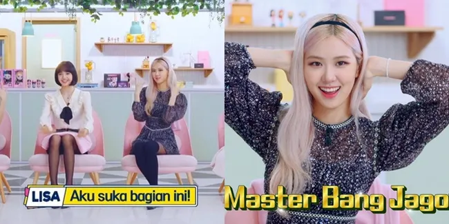 7 Potret BLACKPINK Joget Bang Jago di 'Waktu Indonesia Belanja Tokopedia TV Show', Rose Jadi Master!