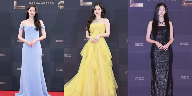 7 Potret Cantik Aktris Korea yang Mengenakan Gaun Terindah di Red Carpet MBC Drama Awards 2022, Tampilkan Pesona Klasik - Penuh Warna
