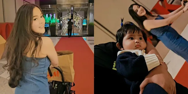 7 Potret Denny Caknan Momong Dek Cunda Sementara Bella Bonita Belanja, Netizen Salfok 'Antena' yang Makin Tinggi