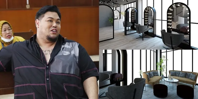 7 Potret Detail Salon Baru Ivan Gunawan, Mewah Banget dengan Nuansa Hitam Penuh Kaca