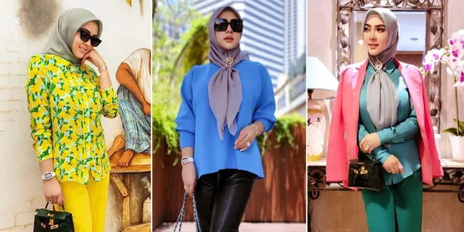 7 Potret Fashion Syahrini Selama Jalani Puasa Ramadan di Singapura, Dipuji Makin Cantik dan Simple Elegan