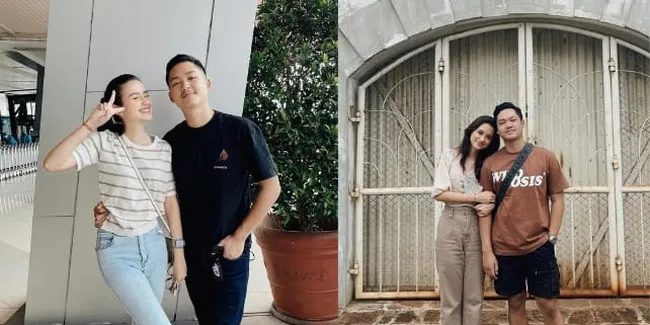 7 Potret Gaya Pacaran Azriel Hermansyah dan Sarah Menzel - Ke Kondangan Bareng