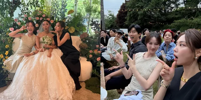 7 Potret Idol K-Pop Generasi 2 Reunian di Acara Pernikahan Min Miss A, Jangan Tanyakan Kehadiran Suzy