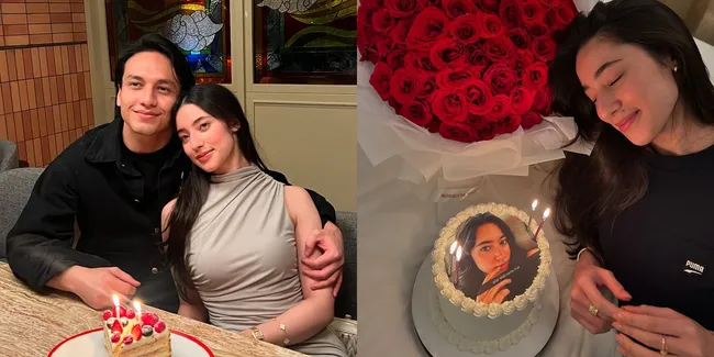 7 Potret Jefri Nichol Rayakan Ulang Tahun ke-26, Peluk & Rangkul Pinggang Ameera Khan Mesra Penuh Senyuman