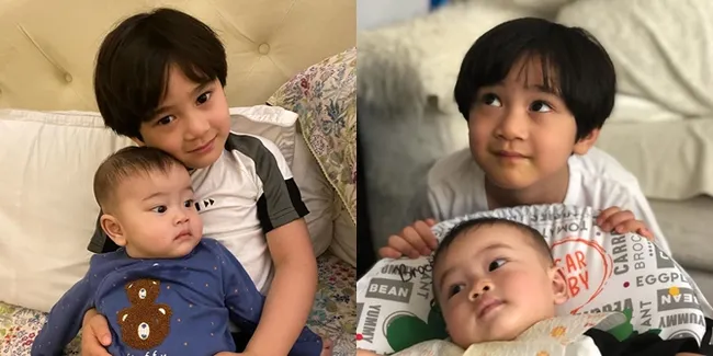 7 Potret Kedekatan Rafathar dengan Zayn Putra Syahnaz Sadiqah, Gemas Banget!