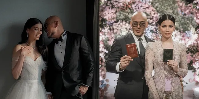 7 Potret Kemesraan Deddy Corbuzier dan Sabrina Chairunnisa di Momen Pernikahan, Bahagia Pamer Cincin dan Buku Nikah - Romantis Abis Saat Dansa Bersama