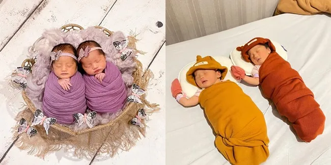7 Potret Keponakan Kembar Tasya Kamila yang Baru Lahir, Cantik-cantik - Pipi Tembem Gemesin Banget