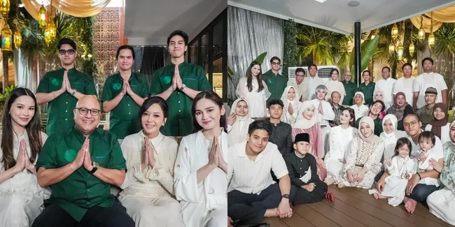 7 Potret Lebaran Keluarga Besar Maia Estianty, Dipuji Good Looking & Good Rekening