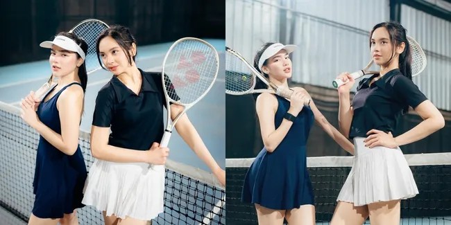 7 Potret Lyodra Ginting & Davina Karamoy Main Tenis Bareng, Tetap Glowing Meski Bersimbah Keringat