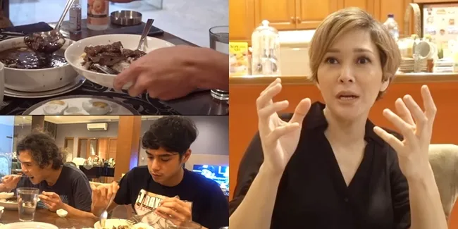 7 Potret Maia Estianty Buka Bersama Anak-Anaknya, Menyantap Rawon - T Bone Steak