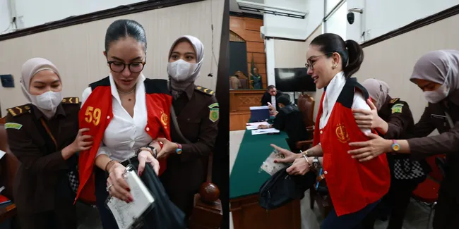 7 Potret Nikita Mirzani Ngamuk Usai Sidang Karena Didorong, Kesal Sebut Dirinya Bukan Pembunuh