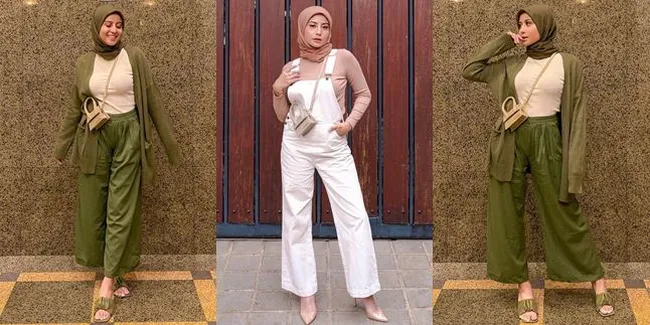 7 Potret OOTD Awkarin di Bulan Ramadan, Semakin Cantik dan Stylish Pakai Hijab