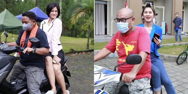7 Potret Para Pemain 'BUKU HARIAN SEORANG ISTRI' Saat 'Ngojek' di Lokasi Syuting, Ada yang Punya Kebiasaan Unik