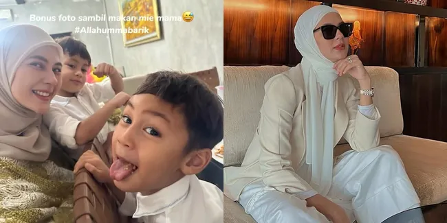 7 Potret Paula Verhoeven, Curhat Menghabiskan Lebaran Pertama Tanpa Anak-Anak 