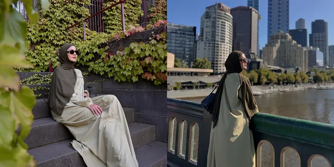 7 Potret Paula Verhoeven Santai Nikmati Angin Sepoi-Sepoi di Victoria Barracks - Australia, Penampilannya Simple namun Tetap Penuh Pesona 