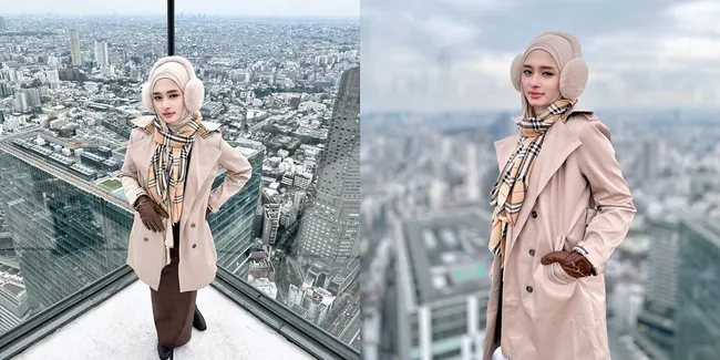 7 Potret Penampilan Inara Rusli Dalam Balutan Busana Bernuansa Earth Tone, Bisa Jadi Inspirasi Gaya Ramadan