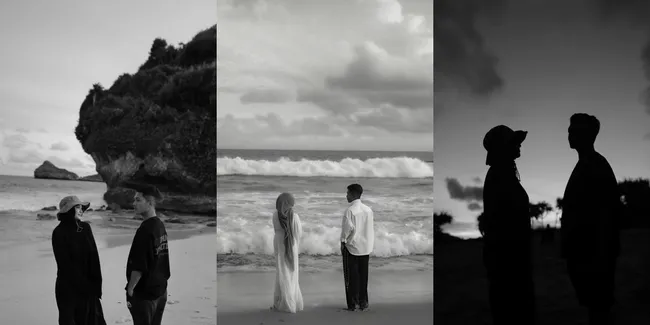 7 Potret Pre-wedding Septian Asisten Pribadi Atta Halilintar, Romantis di Tepi Pantai - Banjir Ucapan Selamat dan Doa