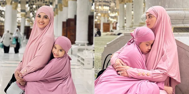 7 Potret Ririn Ekawati Umrah di Bulan Ramadan Bareng Putri Bungsu, Yaya Dipuji Makin Cantik