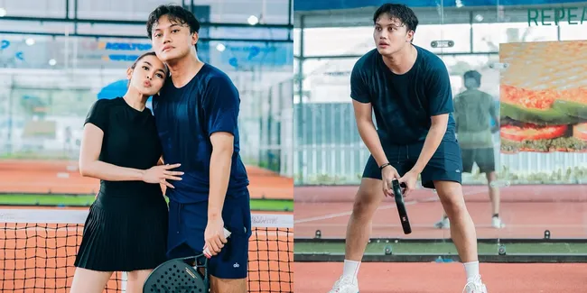 7 Potret Rizky Febian Tampil Makin Sporty, Getol Main Padel Bahkan Voli