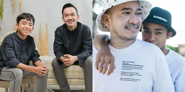 7 Potret Ruben Onsu dan Betrand Peto Kompak Pakai Outfit Kembar, Mulai Baju, Celana Sampai Alas Kaki Sama