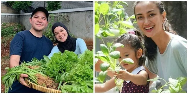 7 Potret Selebriti yang Miliki Kebun di Rumahnya Sendiri, Nggak Perlu ke Pasar Lagi Nih!