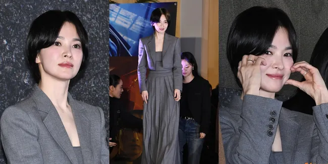 7 Potret Song Hye Kyo Hadiri Showcase Film 'BLACK NUNS', Tampil Fresh dengan Rambut Bondol - Siap Jadi Pasangan Gong Yoo di Drama Baru