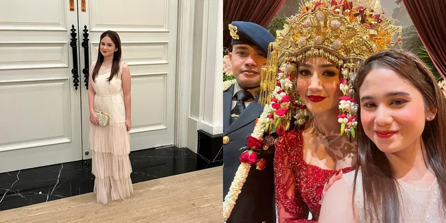 7 Potret Tissa Biani Kondangan Sendirian ke Nikahan Febby Rastanty, Dul Ke Mana?