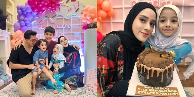 7 Potret Ulang Tahun Queen Eijaz Slofa Anak Fairuz & Sonny Septian ke-7, Bertema Princess Jasmine Meriah Bareng Keluarga
