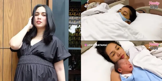 7 Potret Ussy Sulistiawaty Pasca Melahirkan, Menggigil Karena Efek Obat Pengecil Rahim