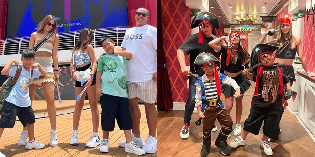 8 Foto Keluarga Nia Ramadhani Liburan ke AS, Penampilan Mikhayla yang Terbuka Tak Lagi Dapat Kritikan