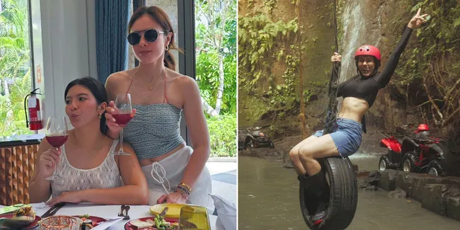 8 Foto Liburan Wulan Guritno di Bali Bareng 3 Anak, Hot Mama Pamer Body Goals