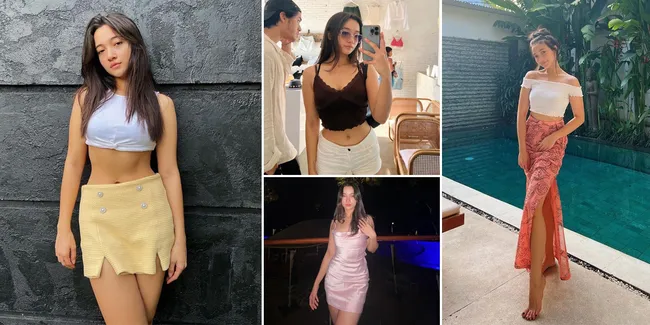 8 Foto Megan Domani Pamer Body Goals, Pinggang Super Ramping dan Perut Ratanya Bikin Salfok